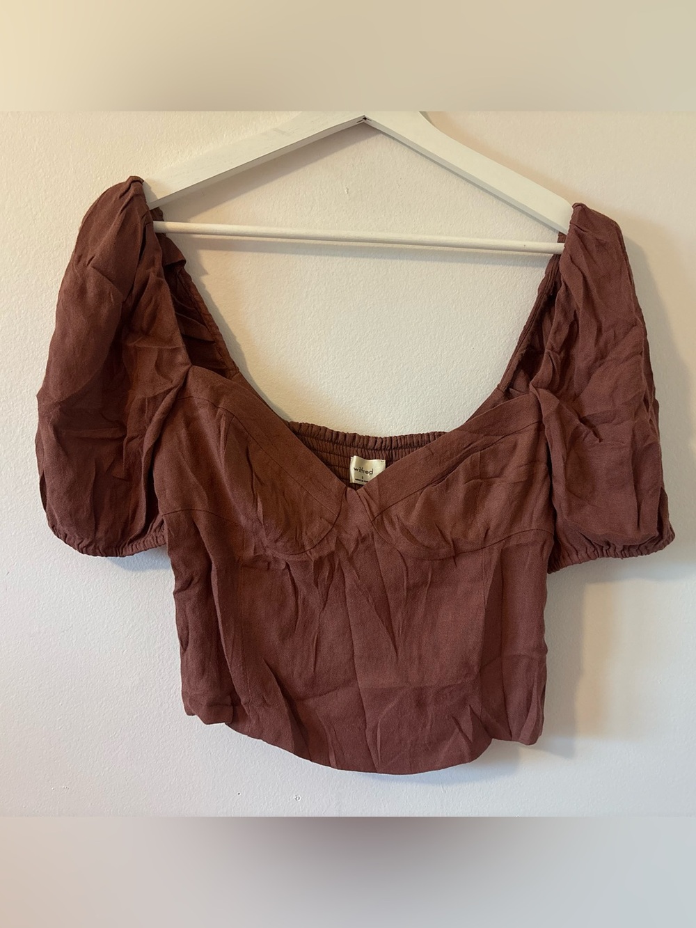 Wilfred Aritzia Novella Short Sleeve Blouse Size S - Picture 3 of 5